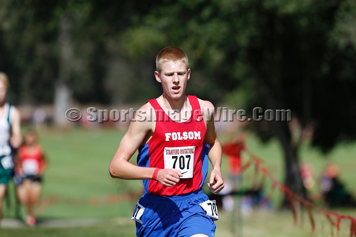 2014StanfordD1Boys-062.JPG - D1 boys race at the Stanford Invitational, September 27, Stanford Golf Course, Stanford, California.